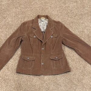 Tan Corduroy Women's Jacket
